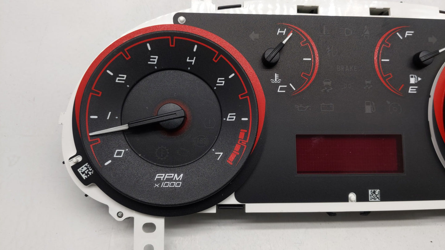 2015 Dodge Dart Instrument Cluster Speedometer Gauges P/N:M9-5LWH4R M9-5FG14R, 68242886AC, 68242888AC Fits OEM Used Auto Par