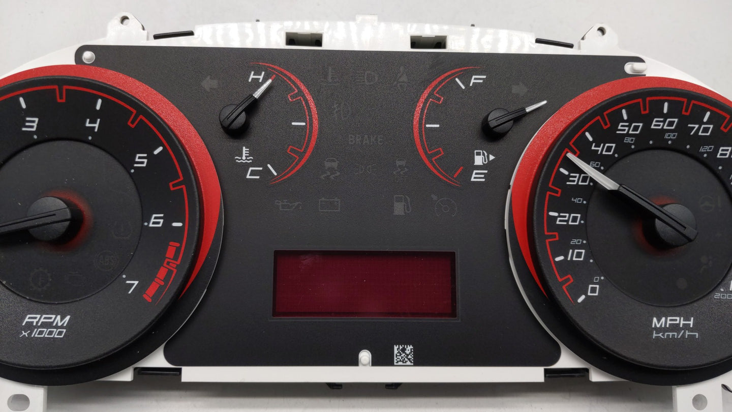 2015 Dodge Dart Instrument Cluster Speedometer Gauges P/N:M9-5LWH4R M9-5FG14R, 68242886AC, 68242888AC Fits OEM Used Auto Par