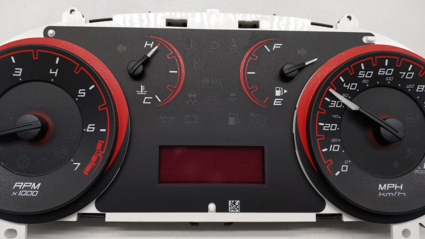 2015 Dodge Dart Instrument Cluster Speedometer Gauges P/N:M9-5LWH4R M9-5FG14R, 68242886AC, 68242888AC Fits OEM Used Auto Par