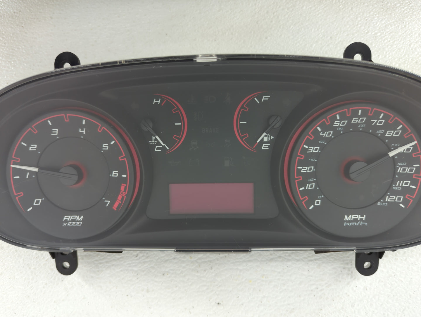 2015 Dodge Dart Instrument Cluster Speedometer Gauges P/N:M9-5LWH4R M9-5FG14R, 68242886AC, 68242888AC Fits OEM Used Auto Par