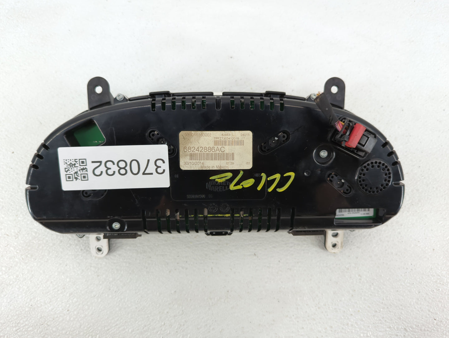 2015 Dodge Dart Instrument Cluster Speedometer Gauges P/N:M9-5LWH4R M9-5FG14R, 68242886AC, 68242888AC Fits OEM Used Auto Par