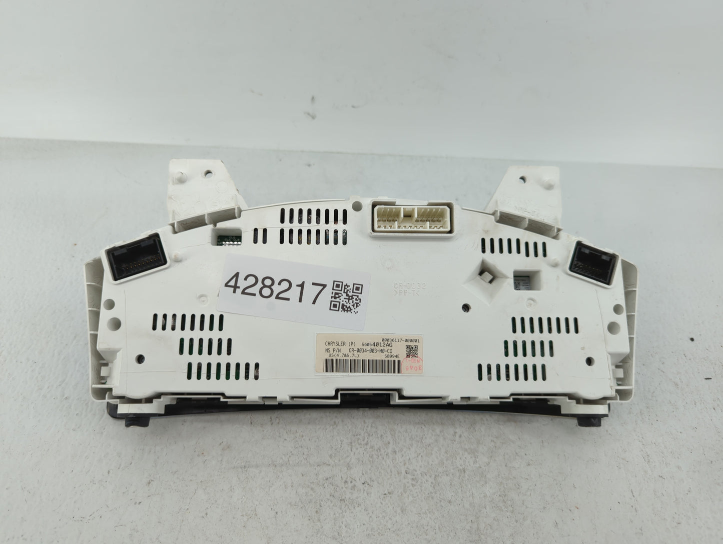 2015 Dodge Dart Instrument Cluster Speedometer Gauges P/N:56054012AG 68242886AC, 68242888AC Miles: Fits OEM Used Auto Parts 