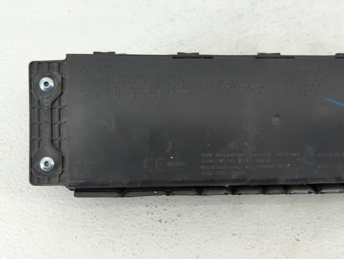 2013-2016 Dodge Dart Air Bag Passenger Right Knee OEM P/N:P68102233AD Fits Fits 2013 2014 2015 2016 OEM Used Auto Parts - Oe