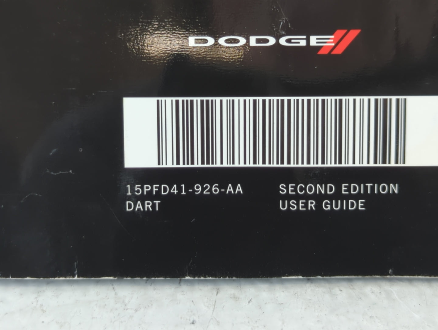 2015 Dodge Dart Owners Manual Book Guide P/N:15PFD41-926-AA OEM Used Auto Parts - Oemusedautoparts1.com