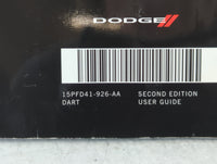 2015 Dodge Dart Owners Manual Book Guide P/N:15PFD41-926-AA OEM Used Auto Parts - Oemusedautoparts1.com