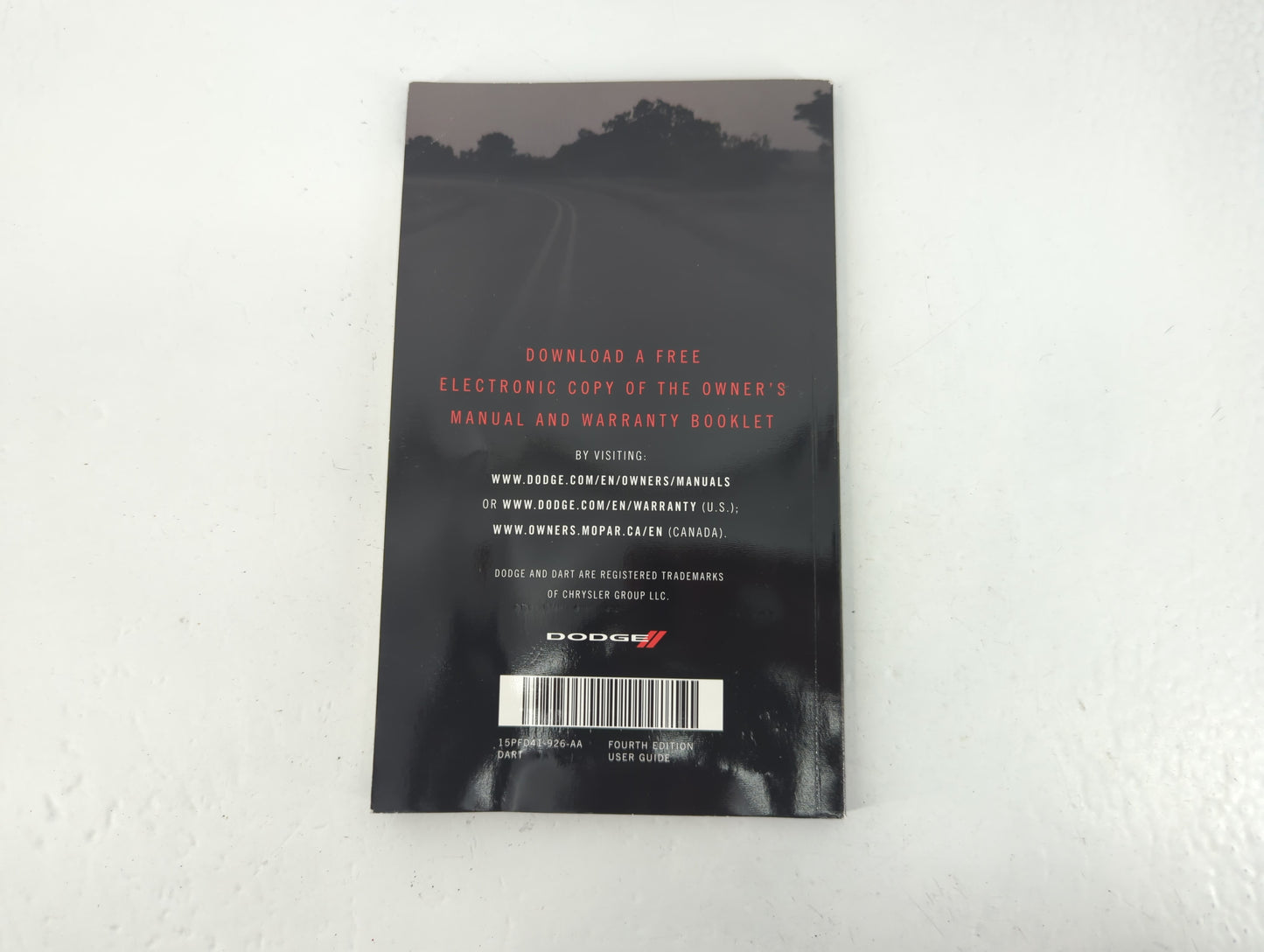 2015 Dodge Dart Owners Manual Book Guide P/N:15PFD41-926-AA OEM Used Auto Parts - Oemusedautoparts1.com