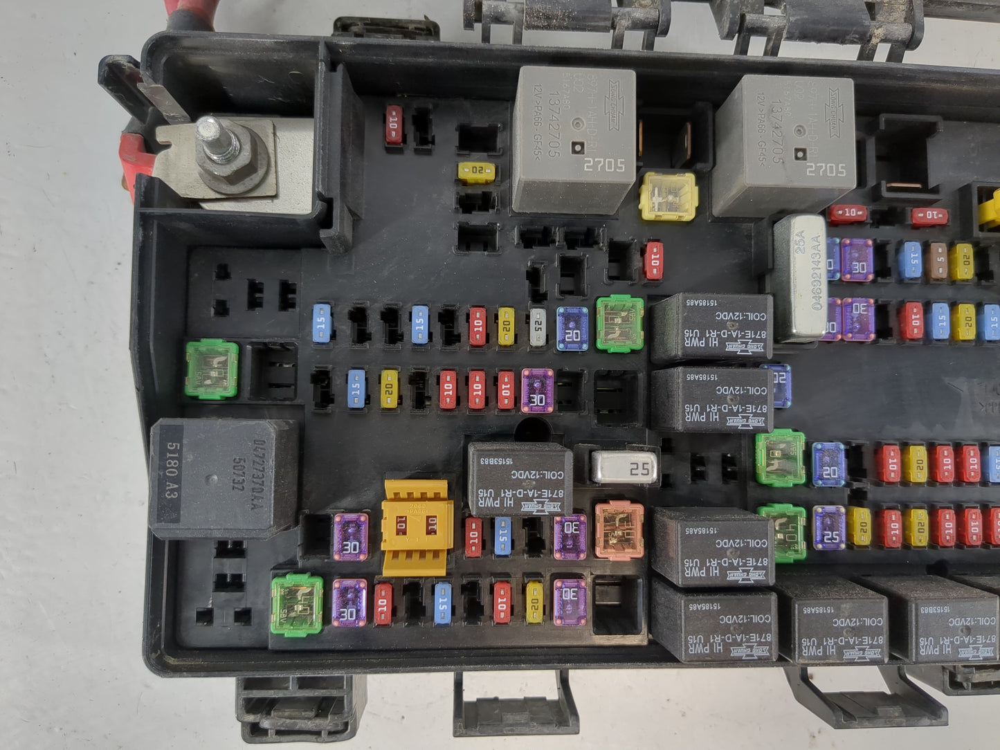 2015 Dodge Durango Fusebox Fuse Box Panel Relay Module P/N:P68242830AC Fits OEM Used Auto Parts - Oemusedautoparts1.com
