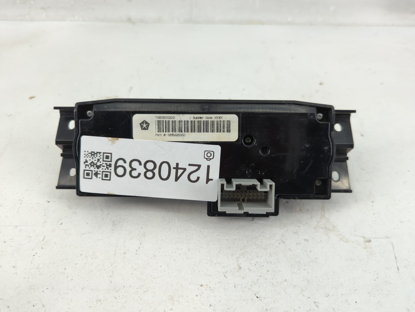 2014-2015 Dodge Durango Climate Control Module Temperature AC/Heater Replacement P/N:68158253AD Fits Fits 2014 2015 OEM Used