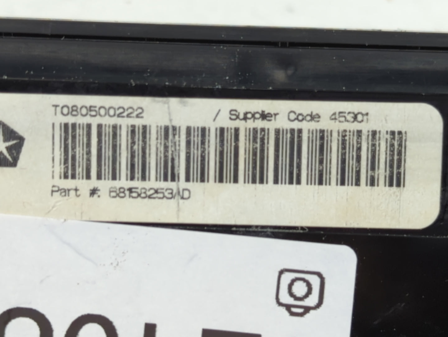 2014-2015 Dodge Durango Climate Control Module Temperature AC/Heater Replacement P/N:68158253AD Fits Fits 2014 2015 OEM Used