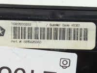 2014-2015 Dodge Durango Climate Control Module Temperature AC/Heater Replacement P/N:68158253AD Fits Fits 2014 2015 OEM Used