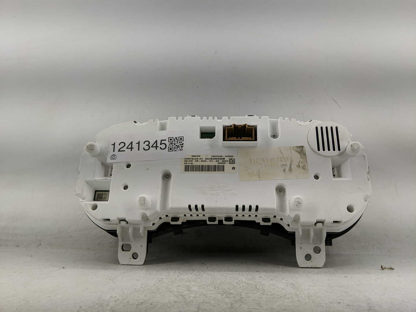 2015 Dodge Durango Instrument Cluster Speedometer Gauges P/N:68248454AB Fits OEM Used Auto Parts - Oemusedautoparts1.com