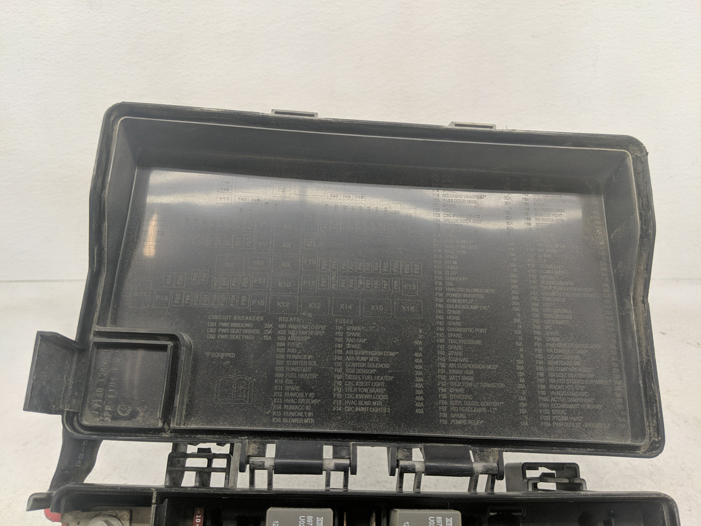 2015 Dodge Durango Fusebox Fuse Box Panel Relay Module Fits OEM Used Auto Parts - Oemusedautoparts1.com