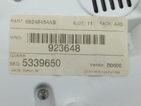 2015 Dodge Durango Instrument Cluster Speedometer Gauges P/N:68248454AB Fits OEM Used Auto Parts - Oemusedautoparts1.com