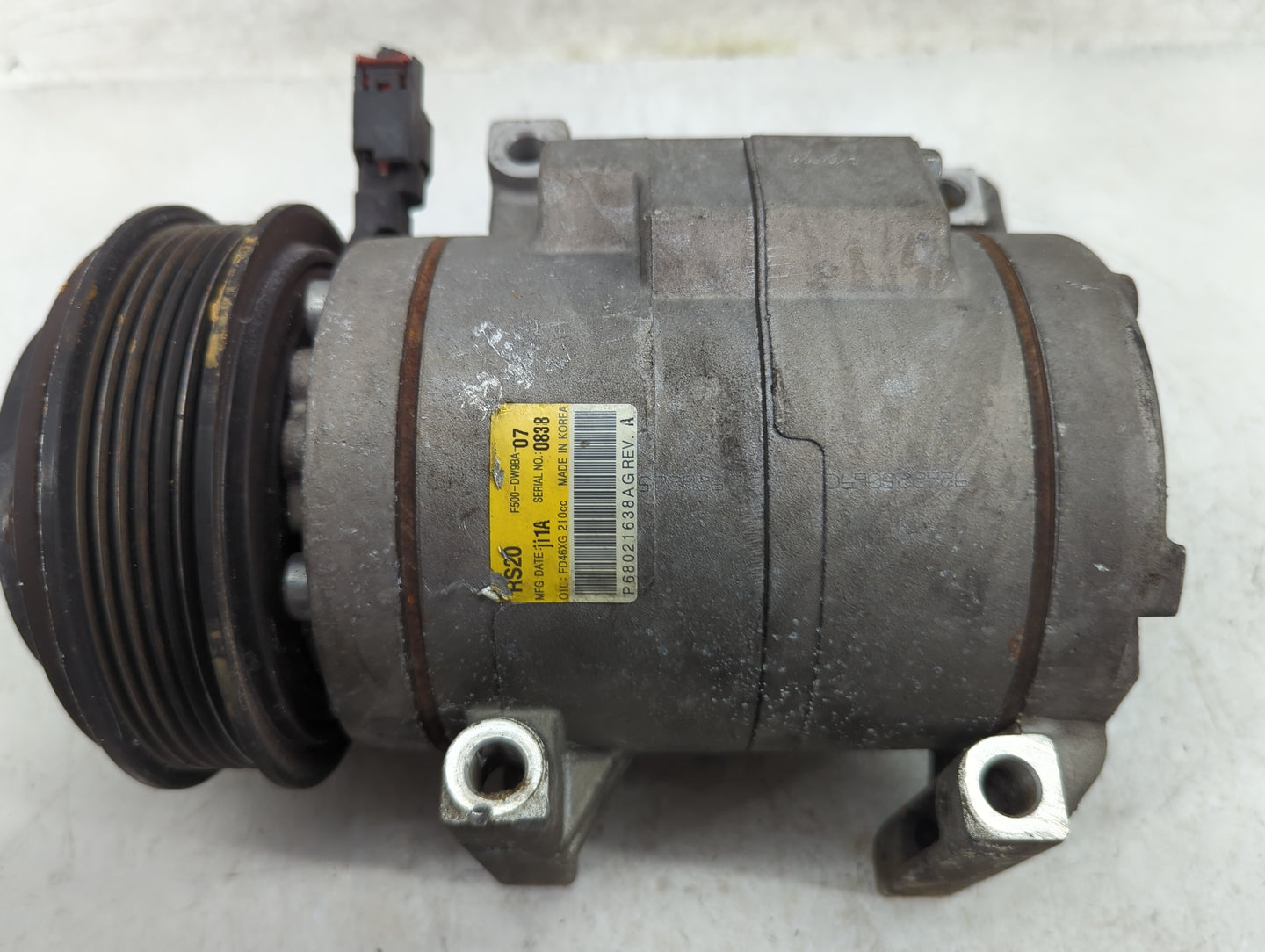 2011-2015 Dodge Durango Air Conditioning A/c Ac Compressor Oem - Oemusedautoparts1.com