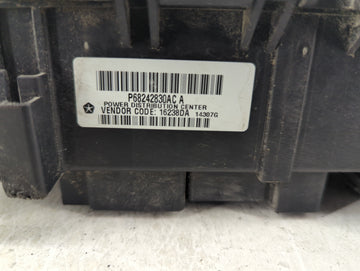 2015 Dodge Durango Fusebox Fuse Box Panel Relay Module P/N:P68242830AC Fits OEM Used Auto Parts