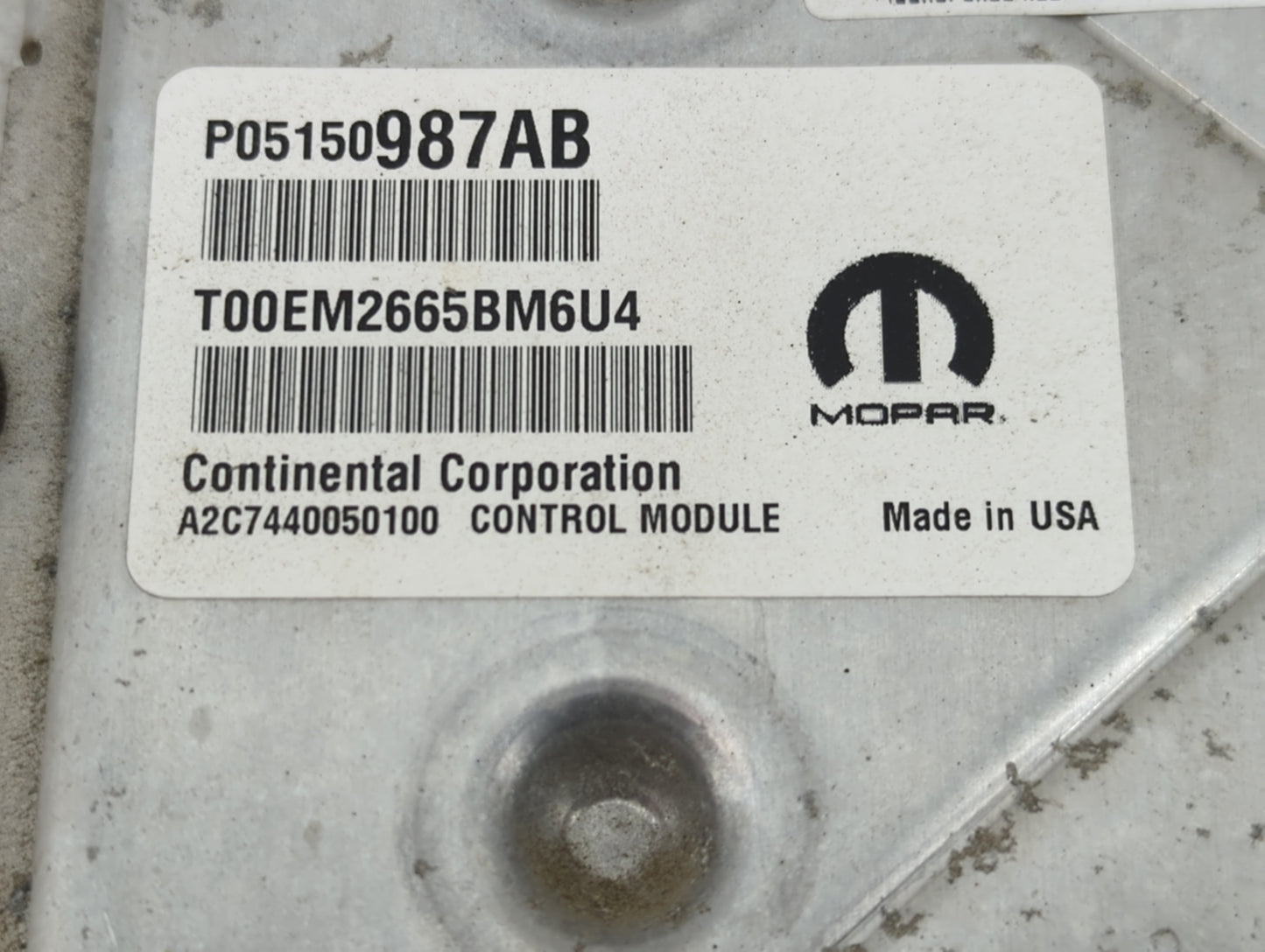 2015 Dodge Durango PCM Engine Control Computer ECU ECM PCU OEM P/N:P68230008AD P05150987AB, T00EM2665BM6U4, A2C7440050100 Fi