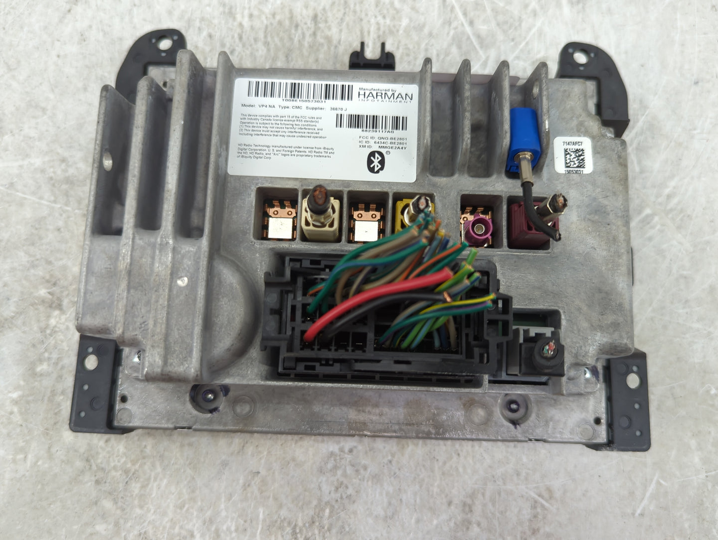 2015 Dodge Durango Radio AM FM Cd Player Receiver Replacement P/N:P05091369AG 68259117AG Fits OEM Used Auto Parts - Oemuseda