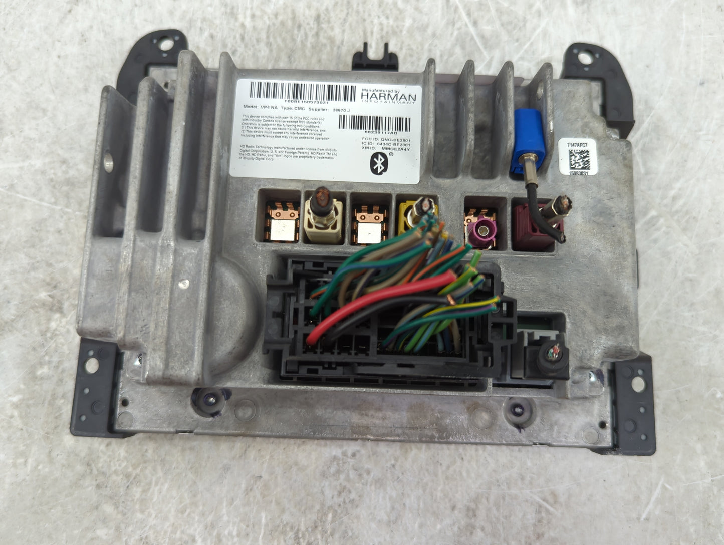 2015 Dodge Durango Radio AM FM Cd Player Receiver Replacement P/N:P05091369AG 68259117AG Fits OEM Used Auto Parts - Oemuseda