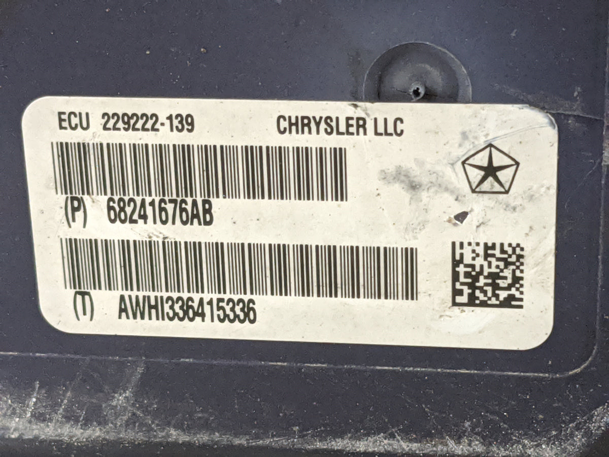 2014-2015 Dodge Durango Anti-Lock Brake ABS Pump Module Actuator OEM P/N:68241676AB 229222-139, AWHI336415336 Fits Fits 2014