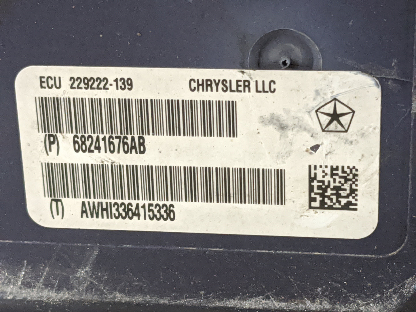 2014-2015 Dodge Durango ABS Pump Control Module Replacement P/N:68241676AB 229222-139, AWHI336415336 Fits Fits 2014 2015 OEM