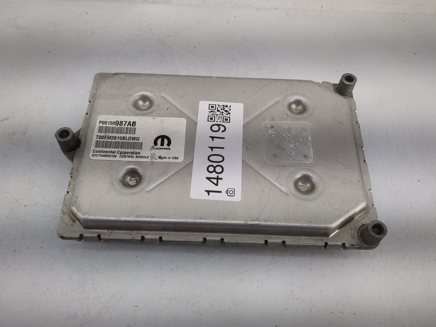 2015 Dodge Durango PCM Engine Control Computer ECU ECM PCU OEM P/N:P05150987AB T00EM2615BLDWU, A2C7440050100 Fits OEM Used A