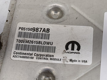 2015 Dodge Durango PCM Engine Control Computer ECU ECM PCU OEM P/N:P05150987AB T00EM2615BLDWU, A2C7440050100 Fits OEM Used Auto Parts
