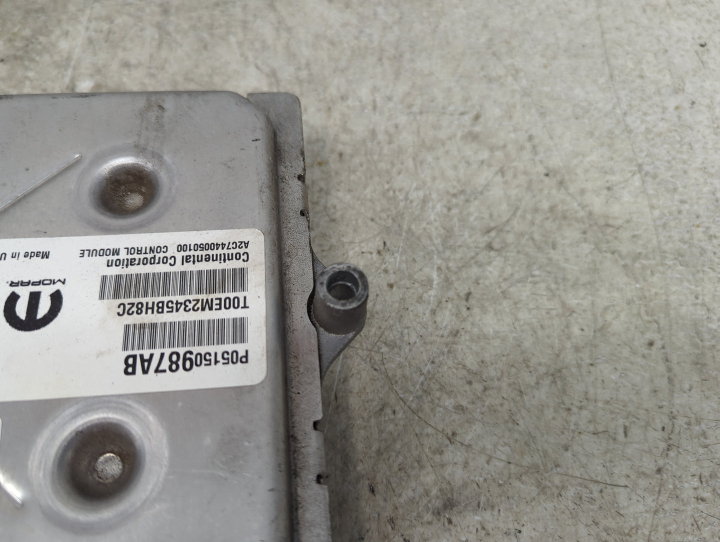2015 Dodge Durango PCM Engine Control Computer ECU ECM PCU OEM P/N:P05150987AB P68290007AD, 05150987AB, 68290007AD Fits OEM 