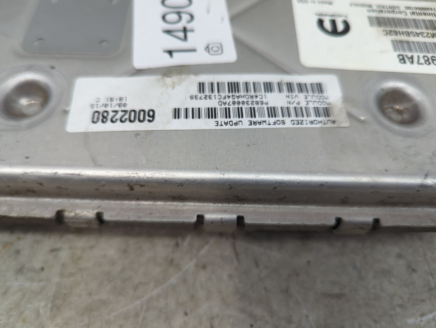 2015 Dodge Durango PCM Engine Control Computer ECU ECM PCU OEM P/N:P05150987AB P68290007AD, 05150987AB, 68290007AD Fits OEM 