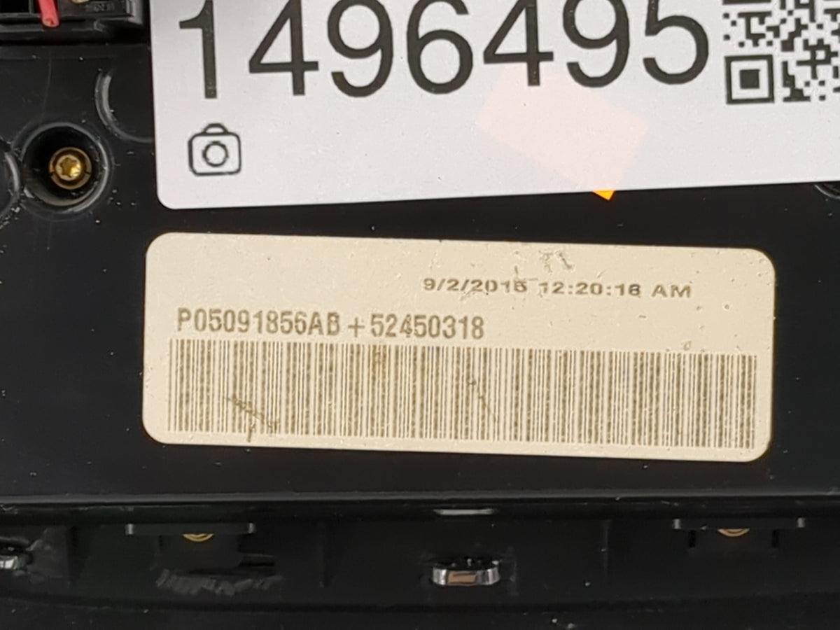2014-2015 Dodge Durango Climate Control Module Temperature AC/Heater Replacement P/N:P05091856AB 52450318 Fits Fits 2014 201