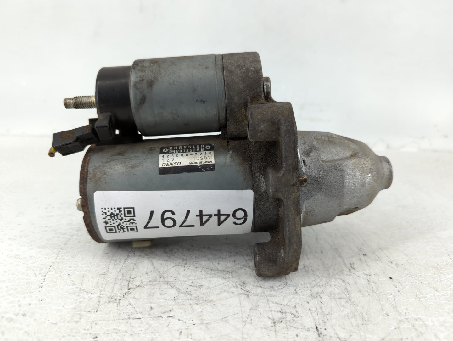 2011-2015 Dodge Durango Car Starter Motor Solenoid OEM P/N:04801852AB 428000-7210 Fits Fits 2011 2012 2013 2014 2015 2016 OE