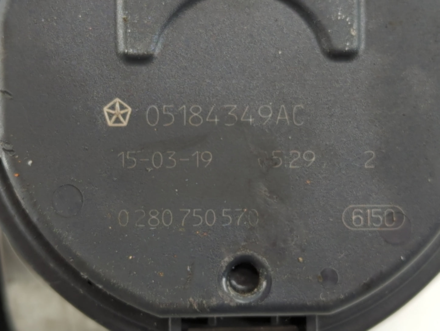 2011-2022 Dodge Durango Throttle Body P/N:0 280 750 570 05184349AC Fits OEM Used Auto Parts - Oemusedautoparts1.com