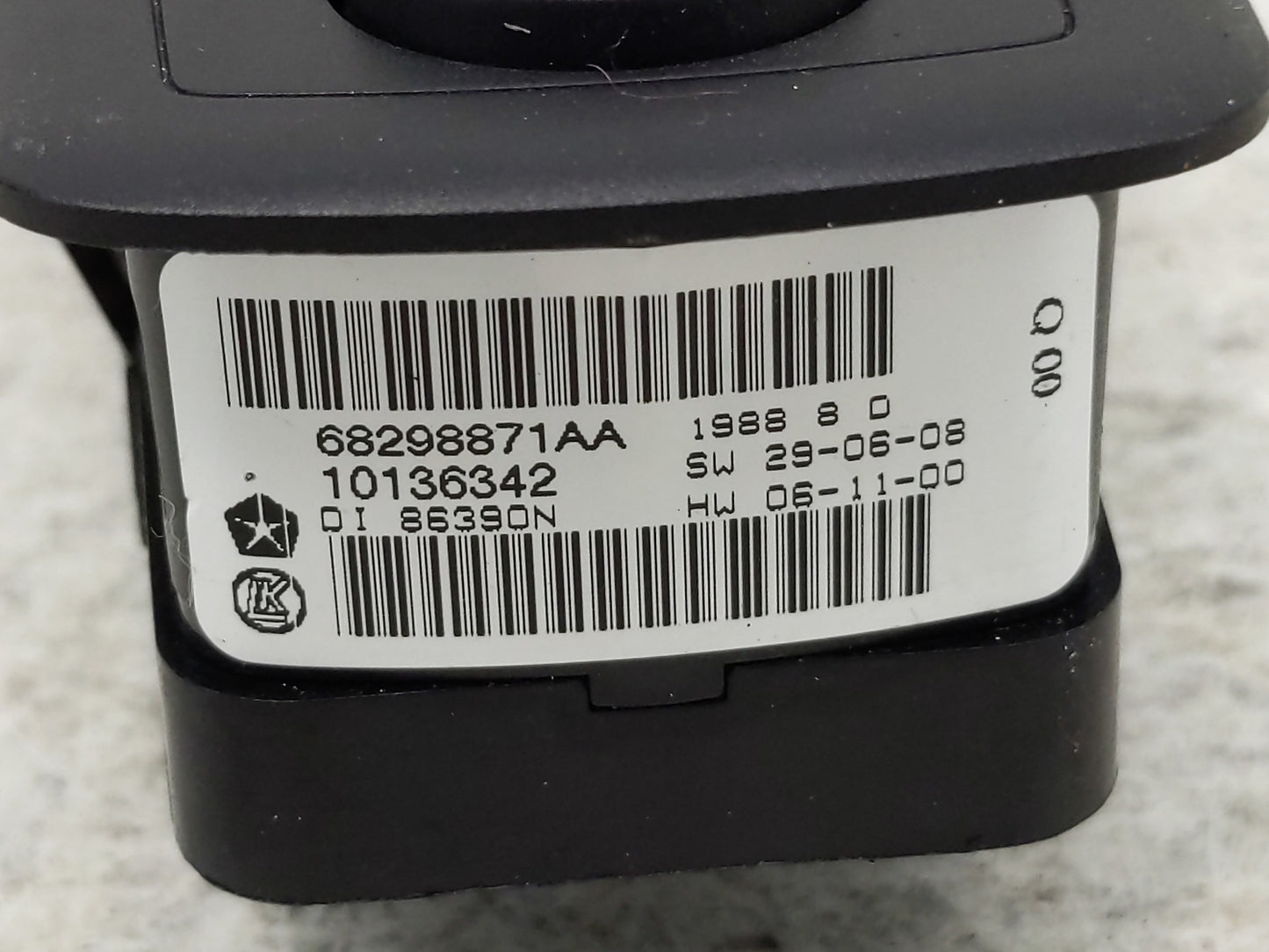 2012-2020 Dodge Grand Caravan Master Power Window Switch Replacement Driver Side Left P/N:68298871AA Fits OEM Used Auto Part