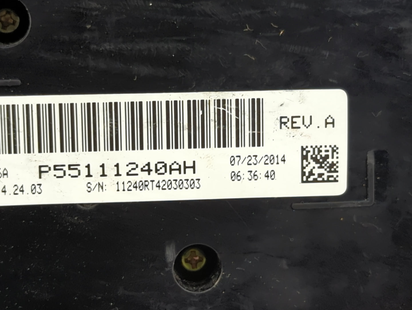 2011-2020 Dodge Grand Caravan Climate Control Module Temperature AC/Heater Replacement P/N:P55111240AH Fits OEM Used Auto Pa
