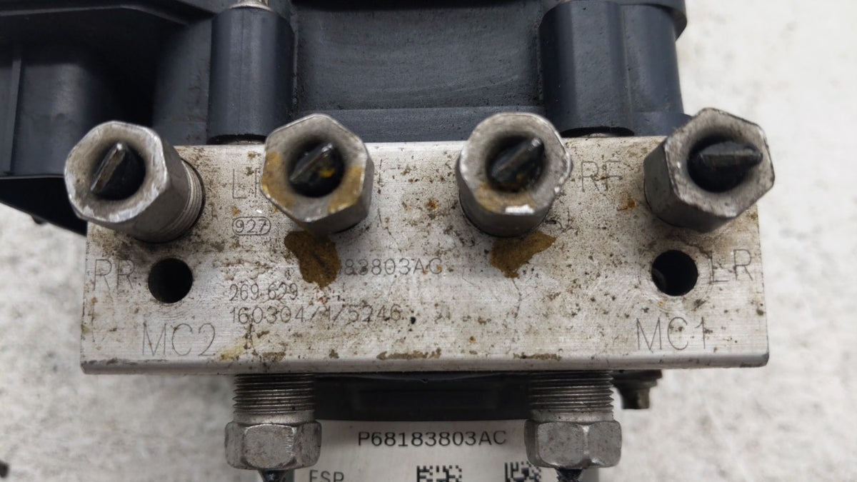2015-2020 Dodge Grand Caravan Anti-Lock Brake ABS Pump Module Actuator OEM P/N:P68183803AC 68183803AC Fits OEM Used Auto Par