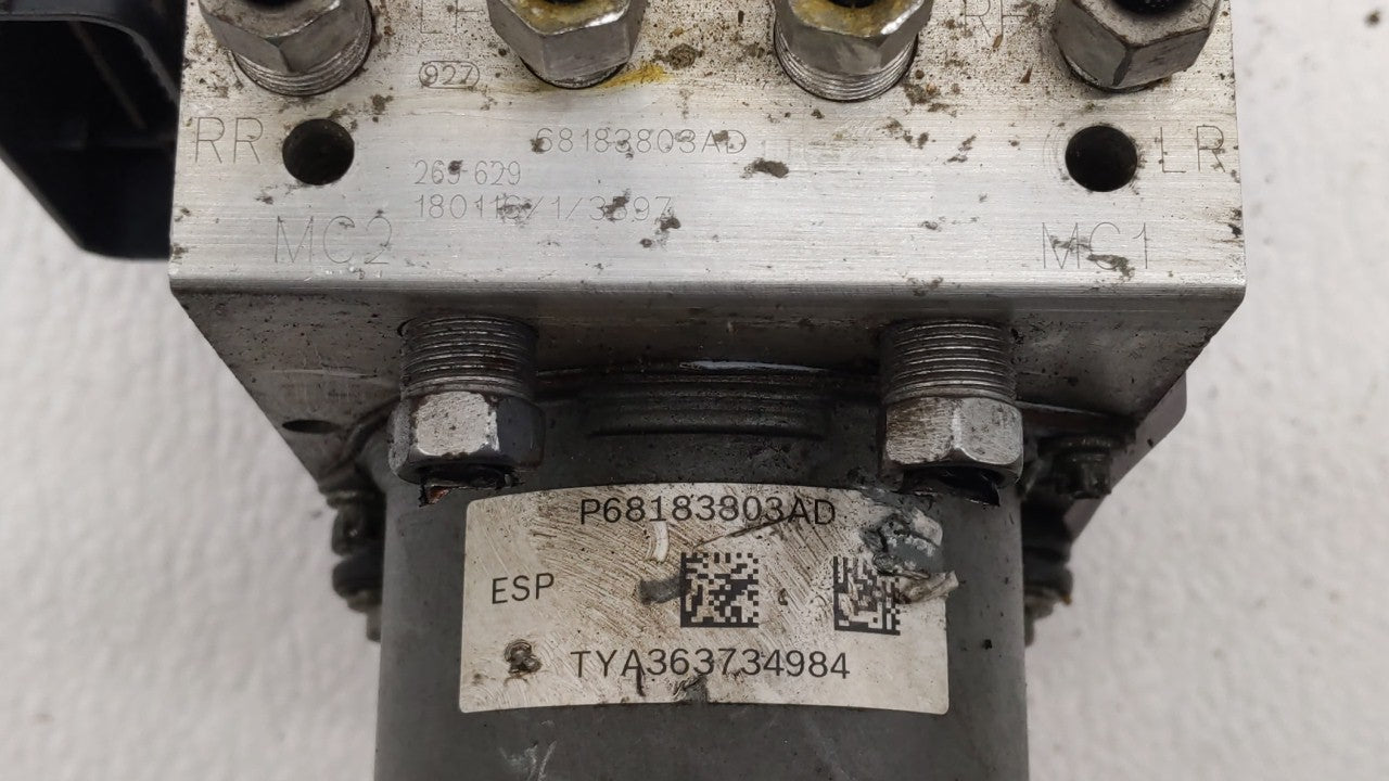 2015-2018 Dodge Grand Caravan ABS Pump Control Module Replacement P/N:P68183803AC 68183803AC Fits Fits 2015 2016 2017 2018 O