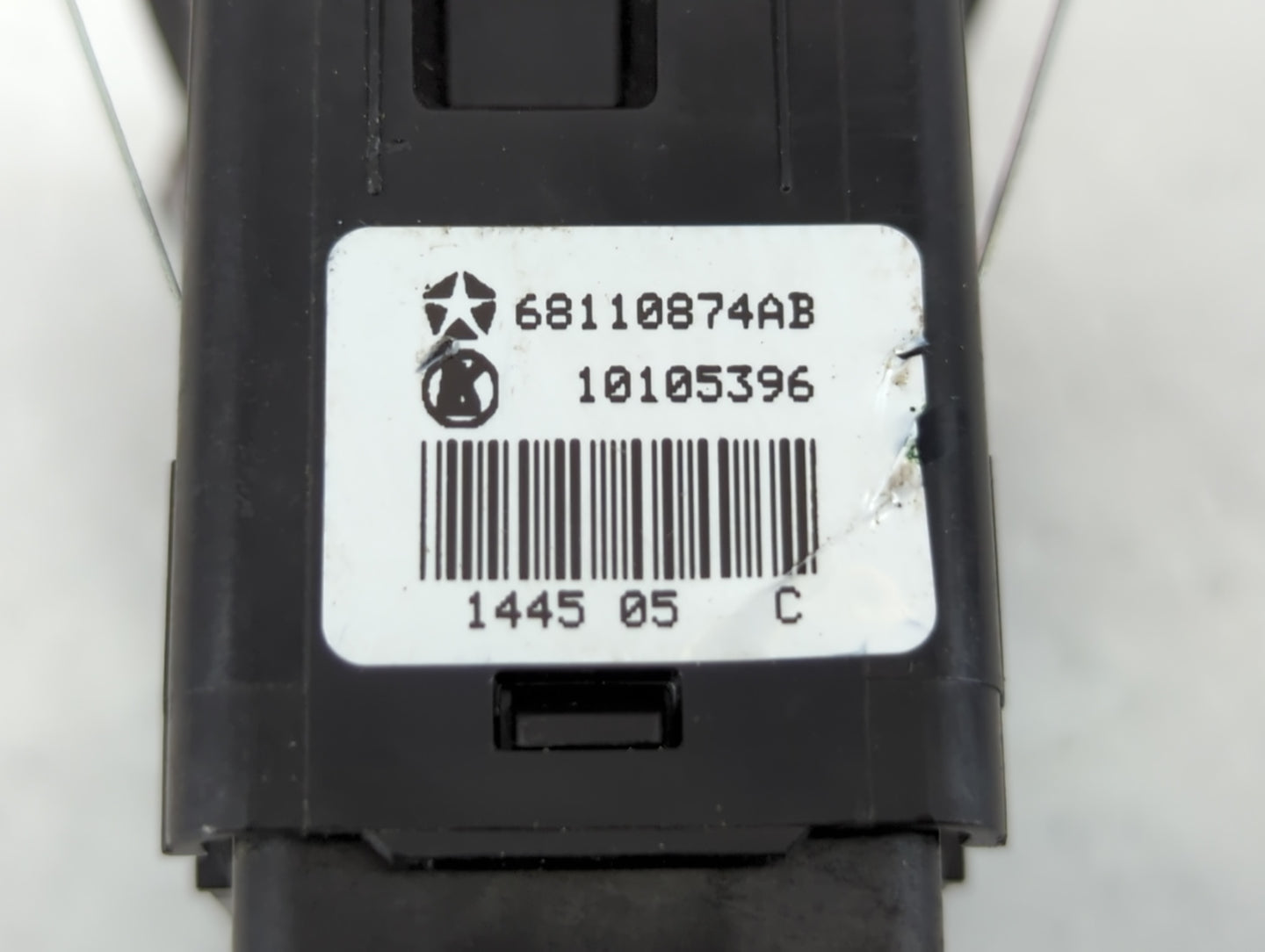 2012-2020 Dodge Grand Caravan Master Power Window Switch Replacement Driver Side Left P/N:68110874AB Fits OEM Used Auto Part