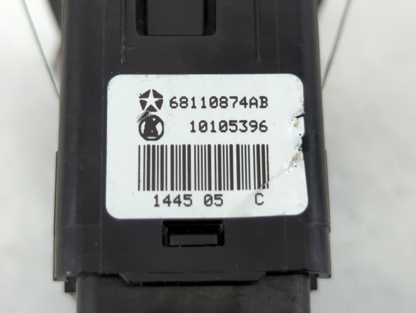 2012-2020 Dodge Grand Caravan Master Power Window Switch Replacement Driver Side Left P/N:68110874AB Fits OEM Used Auto Part