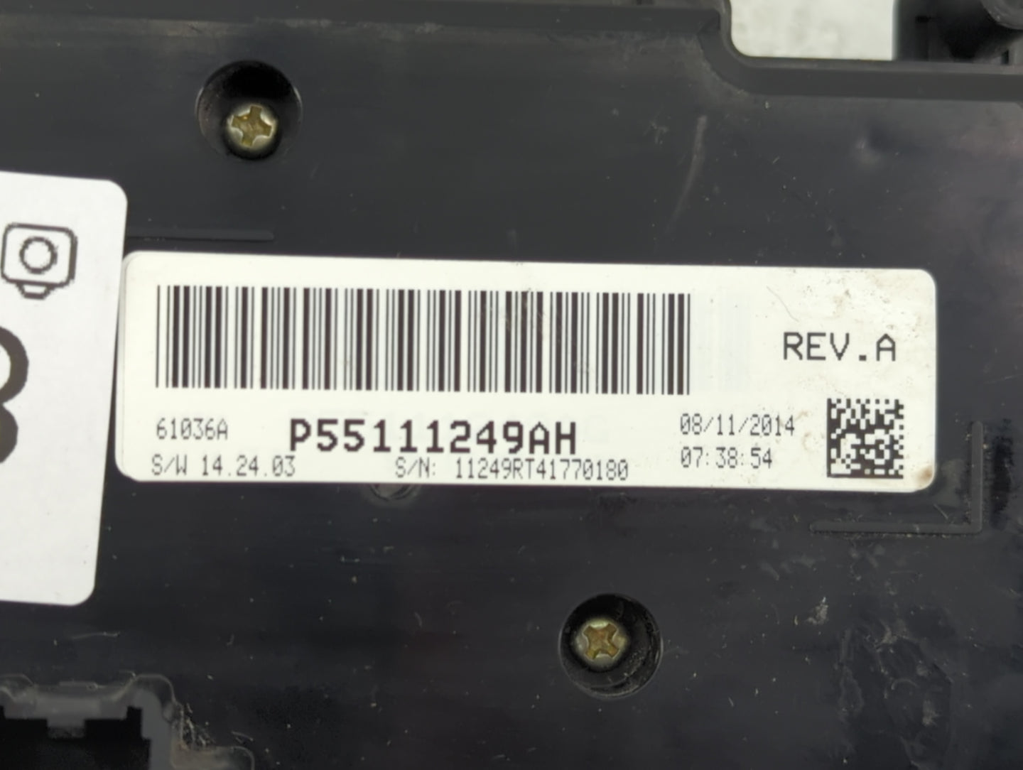 2015 Dodge Grand Caravan Climate Control Module Temperature AC/Heater Replacement Fits OEM Used Auto Parts - Oemusedautopart