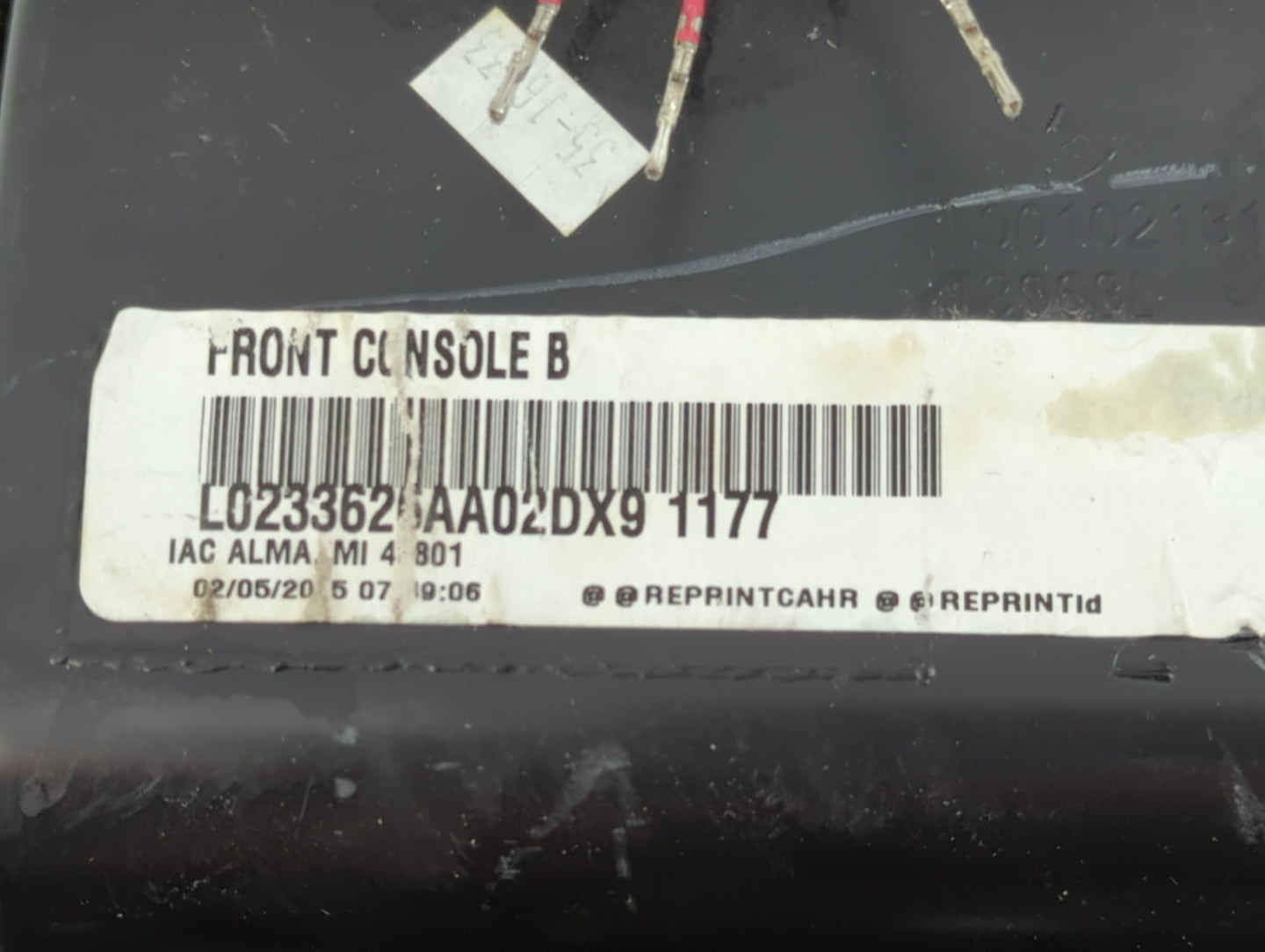 2015 Dodge Grand Caravan Overhead Roof Console - Oemusedautoparts1.com