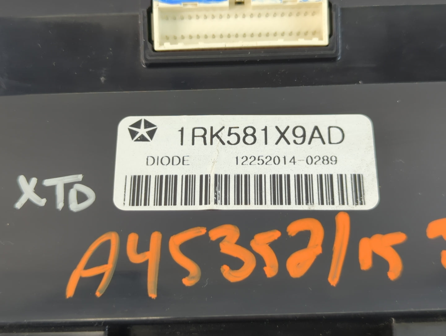 2011-2017 Dodge Journey Climate Control Module Temperature AC/Heater Replacement P/N:12252014-0289 1RK581X9AD Fits OEM Used 
