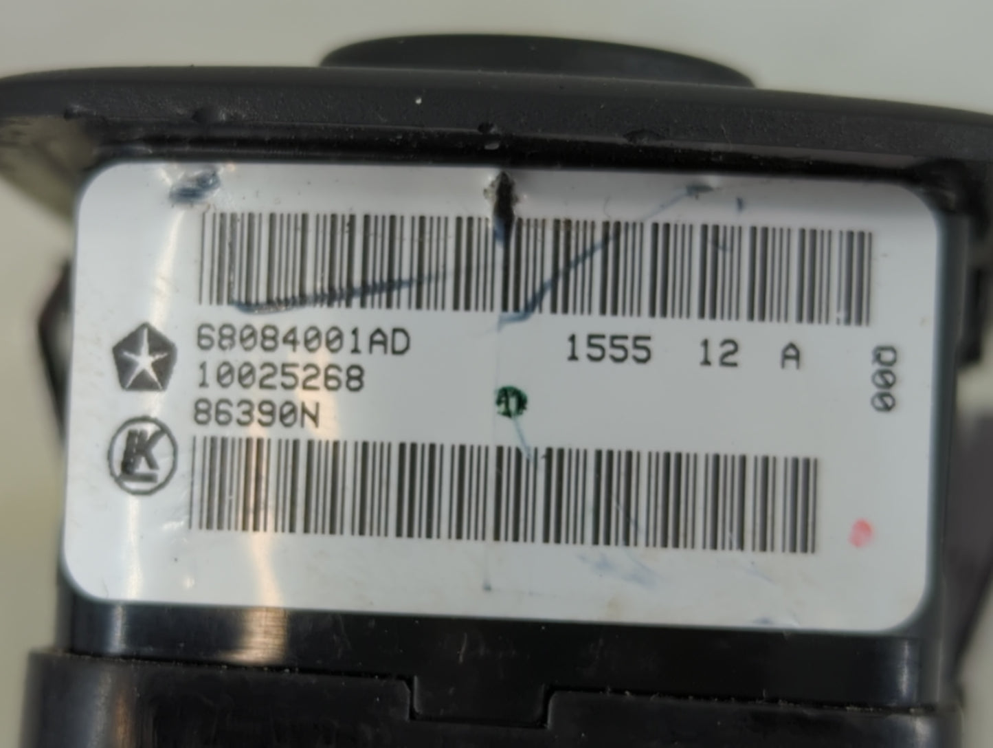 2015 Dodge Journey Master Power Window Switch Replacement Driver Side Left P/N:68084001AD Fits OEM Used Auto Parts - Oemused