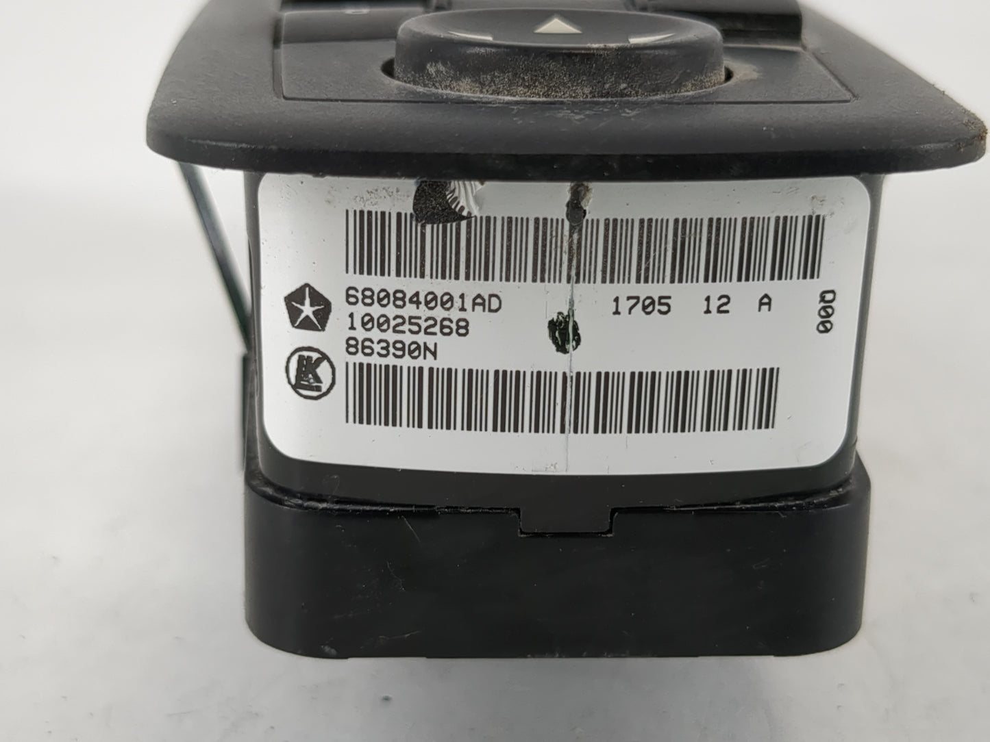 2015 Dodge Journey Master Power Window Switch Replacement Driver Side Left P/N:68084001AD Fits OEM Used Auto Parts - Oemused