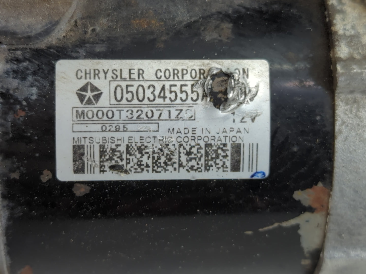 2009-2020 Dodge Journey Car Starter Motor Solenoid OEM P/N:05034555 Fits OEM Used Auto Parts - Oemusedautoparts1.com