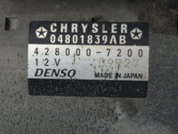 2011-2019 Dodge Journey Car Starter Motor Solenoid OEM P/N:428000-7200 04801839AB Fits OEM Used Auto Parts - Oemusedautopart