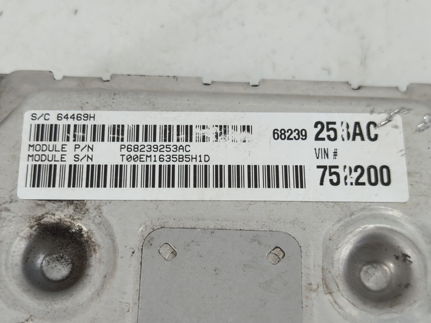 2015 Dodge Journey PCM Engine Control Computer ECU ECM PCU OEM P/N:P05150923AB Fits OEM Used Auto Parts - Oemusedautoparts1.