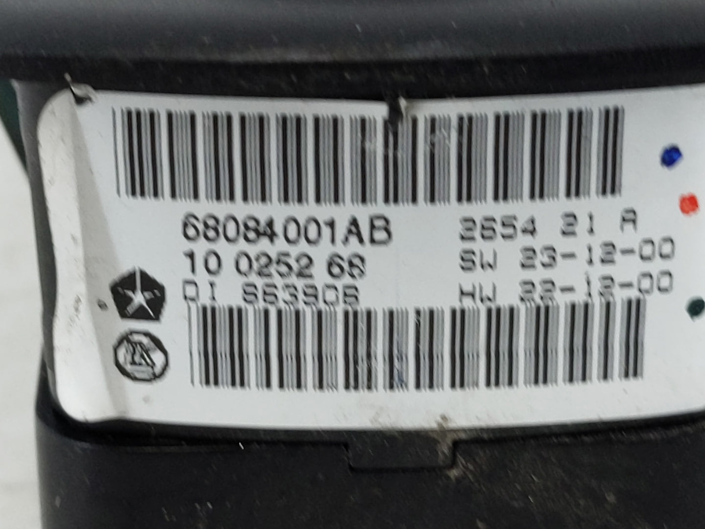 2015 Dodge Journey Master Power Window Switch Replacement Driver Side Left P/N:68084001AB Fits OEM Used Auto Parts - Oemused