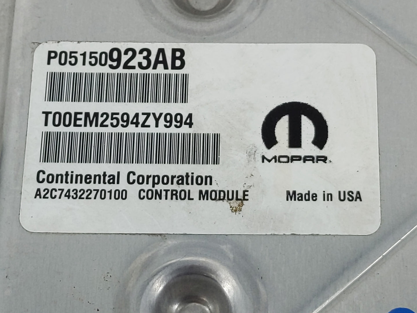 2015 Dodge Journey PCM Engine Control Computer ECU ECM PCU OEM P/N:P05150923AB Fits OEM Used Auto Parts - Oemusedautoparts1.