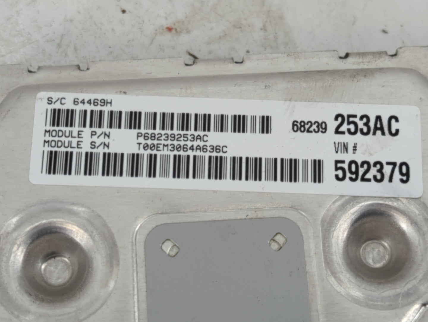 2015 Dodge Journey PCM Engine Control Computer ECU ECM PCU OEM P/N:P05150923AB Fits OEM Used Auto Parts - Oemusedautoparts1.