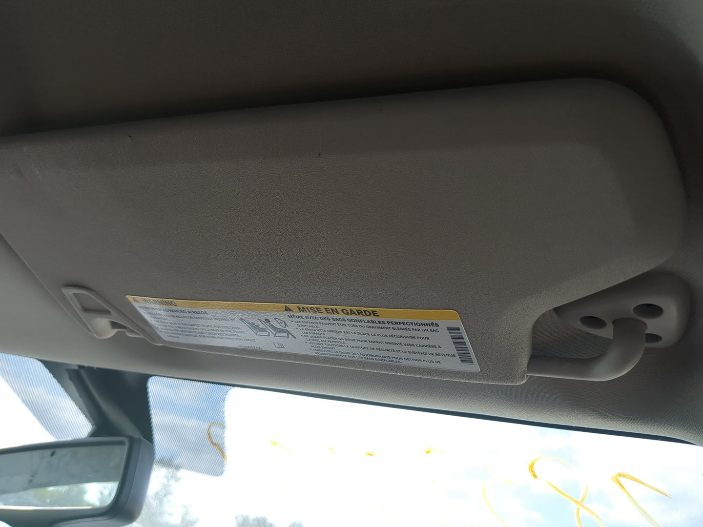 2011-2020 Dodge Journey Sun Visor Shade Replacement Passenger Right Mirror Fits OEM Used Auto Parts - Oemusedautoparts1.com