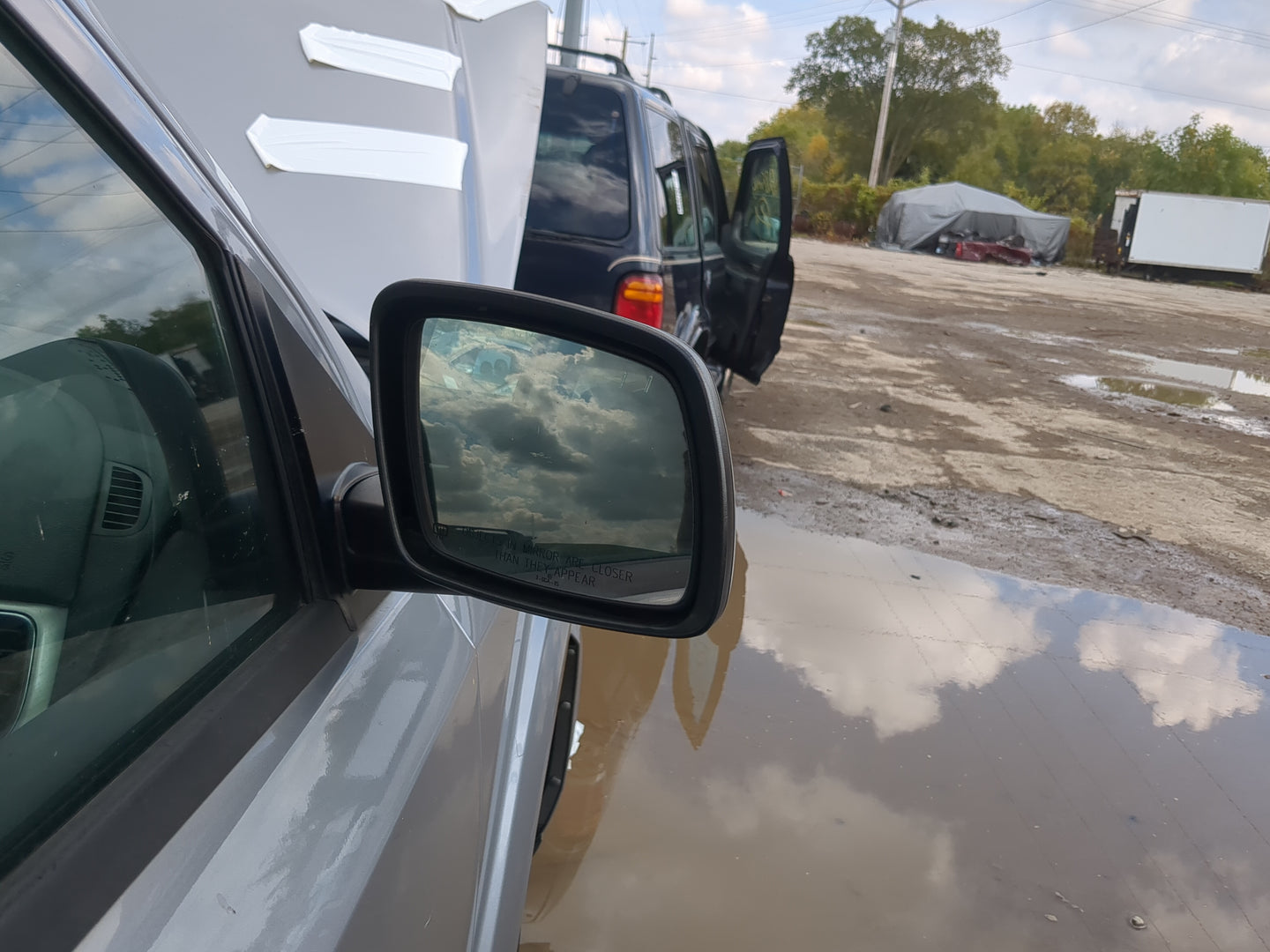 2015 Dodge Journey Passenger Side View Mirror - Right Door Mirror OEM Used - Oemusedautoparts1.com